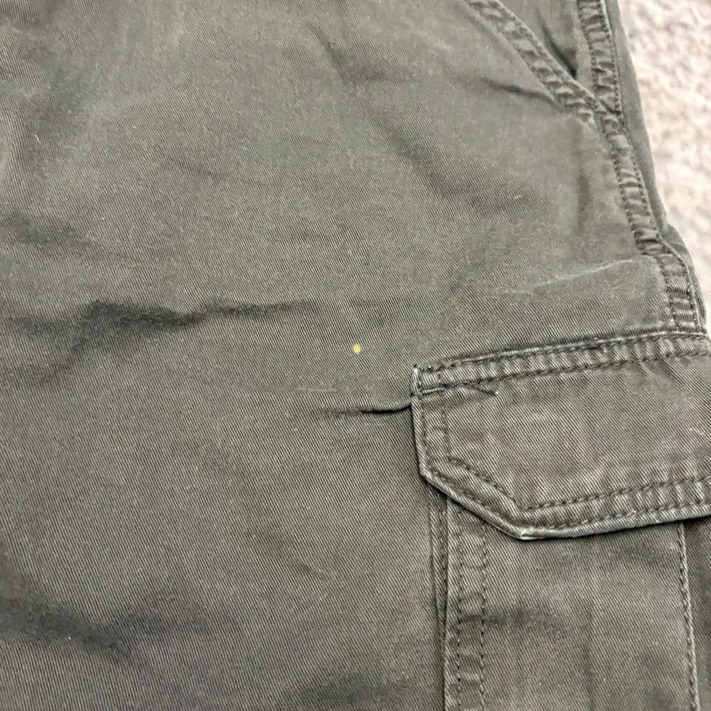 Wrangler Cargo Shorts Mens‎ 34 Black Outdoors Hiking Utility Skater Y2K